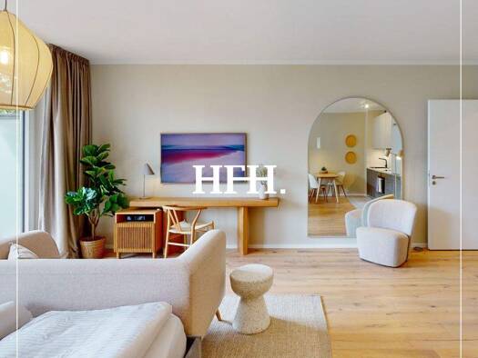 Wohnung zur Miete 1.500 € 1 Zimmer 52,2 m² 2. Geschoss Kuhmühle 4 Hohenfelde Hamburg 22087