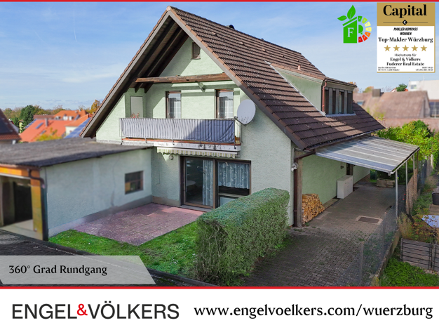 Mehrfamilienhaus zum Kauf 380.000 € 7 Zimmer 164 m² 351 m² Grundstück Waldbüttelbrunn 97297