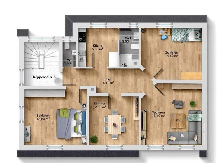 Wohnung zum Kauf 245.000 € 4 Zimmer 83,8 m² 2. Geschoss Laupheim 88471