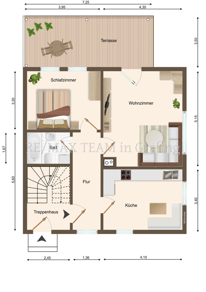 Wohnung zum Kauf 280.000 € 2 Zimmer 62 m²<br/>Wohnfläche Steinhöring Steinhöring 85643