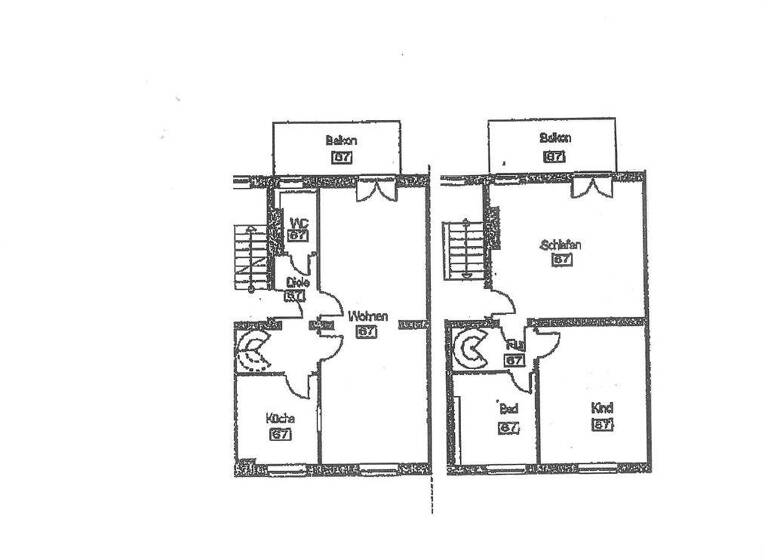 Maisonette zur Miete 713 € 3 Zimmer 95 m² 5 Geschosse frei ab sofort Nebestraße 12 Eisenach 99817