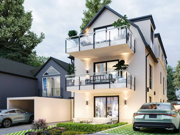 Wohnung zum Kauf - Erstbezug provisionsfrei 539.000 € 3 Zimmer 87,2 m² 2. Geschoss frei ab 01.04.2027 Bad Honnef 53604