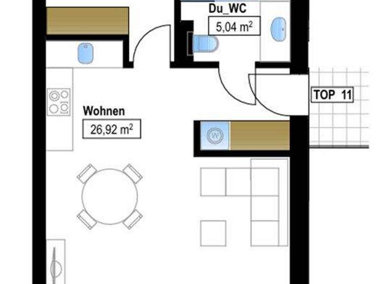 Terrassenwohnung zum Kauf 295.000 € 2 Zimmer 43,2 m² Dr.  Neuner-Weg 7 Jenbach 6200