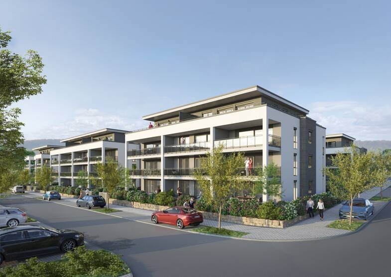 Terrassenwohnung zum Kauf - Neubau provisionsfrei 553.900 € 3 Zimmer 89,2 m² EG Malmsheim Renningen 71272