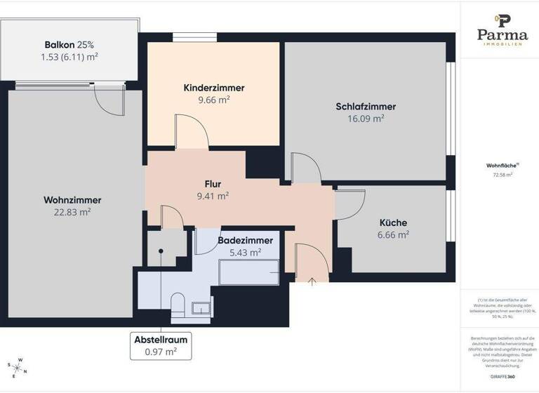 Wohnung zum Kauf 109.000 € 3 Zimmer 78 m² Mariaweiler Düren / Mariaweiler 52353