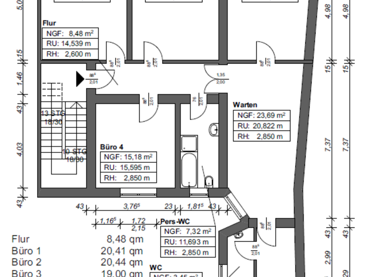 Bürofläche zur Miete provisionsfrei 11 € 128 m² Bürofläche teilbar ab 128 m² Buer Gelsenkirchen 45894