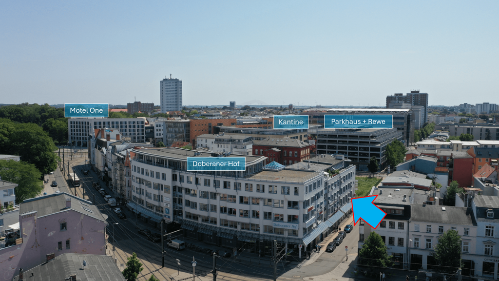 Bürofläche zur Miete 3.000 € 278,6 m² Bürofläche Stampfmüllerstraße 41-42 Kröpeliner Tor-Vorstadt Rostock 18057