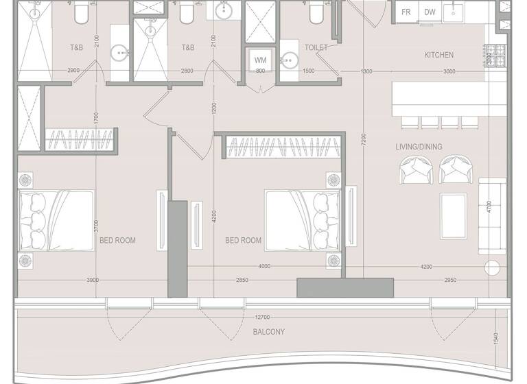Wohnung zum Kauf provisionsfrei 625.610 € 3 Zimmer 117 m² Dubai 00000