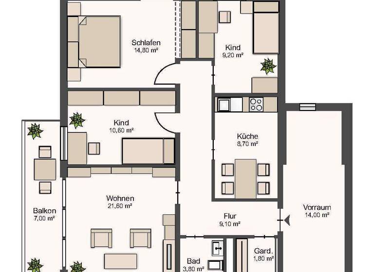 Wohnung zum Kauf 289.000 € 4,5 Zimmer 97,5 m² Ehingen Ehingen (Donau) 89584