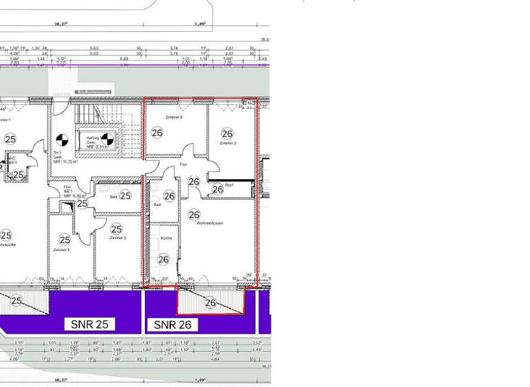 Wohnung zur Miete 477 € 3 Zimmer 73,3 m² 1. Geschoss Oberneuland Bremen 28355