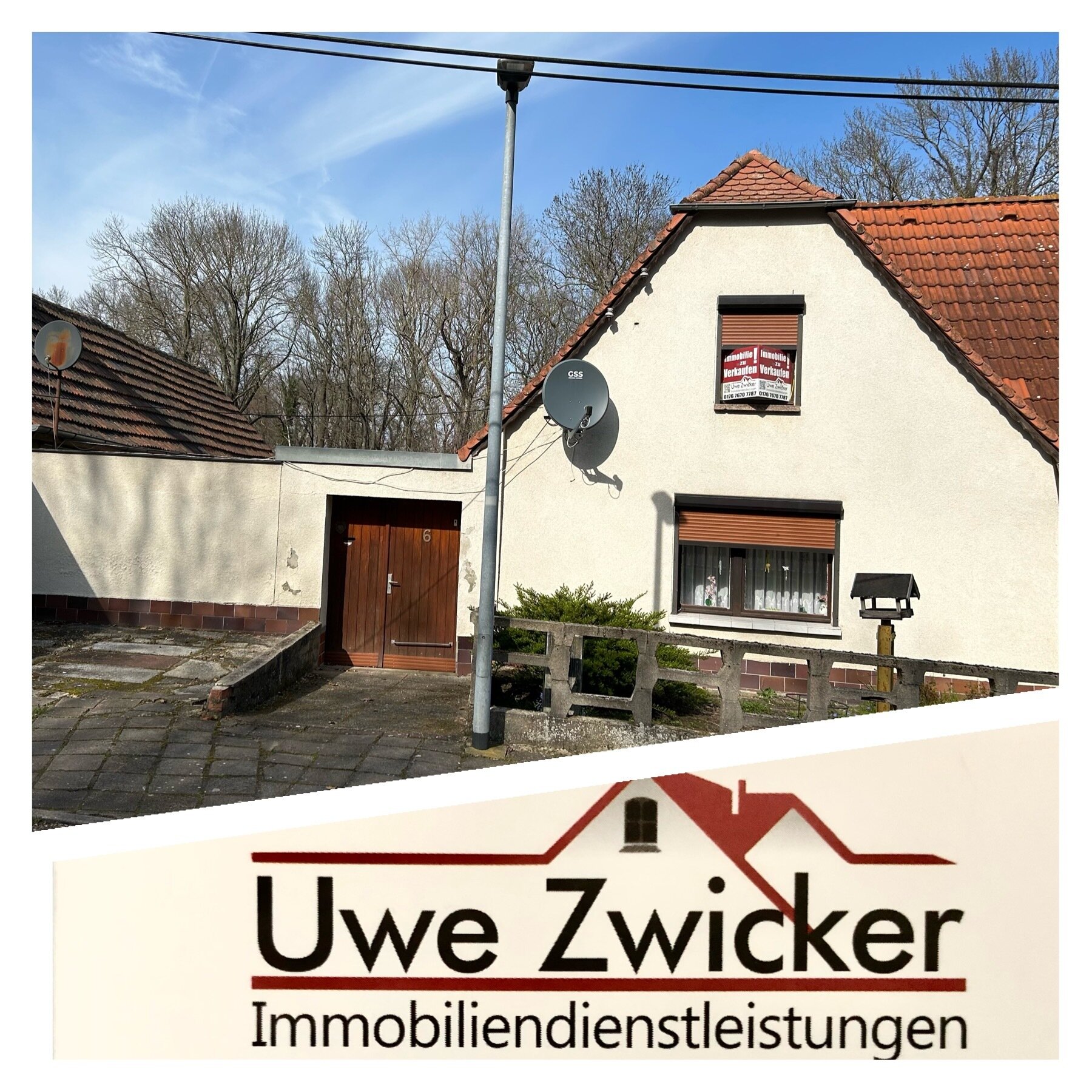 Doppelhaushälfte zum Kauf 46.500 € 4 Zimmer 100 m²<br/>Wohnfläche 998 m²<br/>Grundstück ab sofort<br/>Verfügbarkeit Hohsdorfer Weg Merzien Köthen (Anhalt) 06369