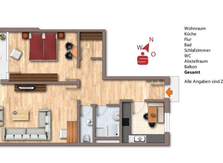 Wohnung zum Kauf 219.000 € 2 Zimmer 76 m² Immenstaad 88090
