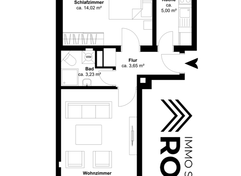 Wohnung zum Kauf 179.000 € 2 Zimmer 47 m² 7. Geschoss Ingolstadt 85055