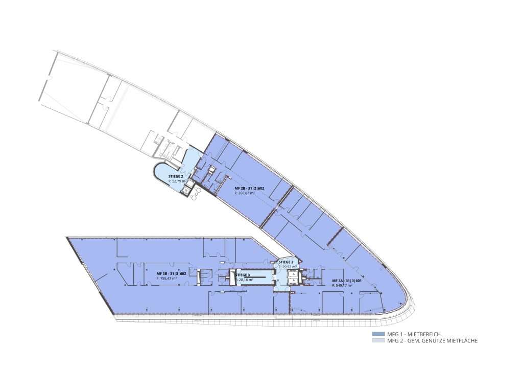 Bürofläche zur Miete 1.565 m²<br/>Bürofläche Wien 1190