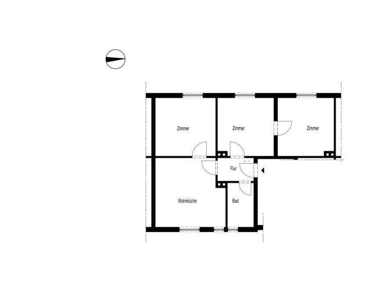 Wohnung zur Miete 325 € 3 Zimmer 62 m² EG Aufm Aul 2 Oberrahmede Lüdenscheid 58513