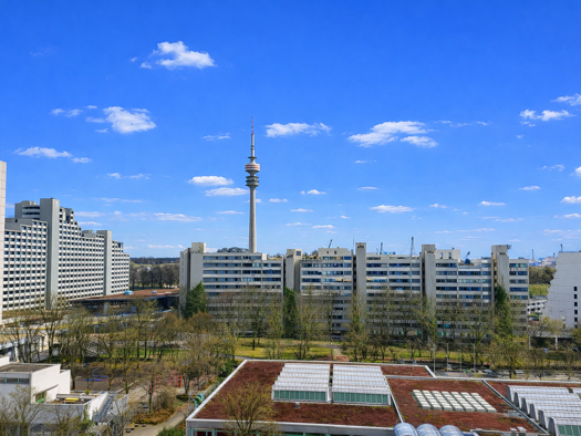 Wohnung zur Miete 1.400 € 2 Zimmer 62 m² 8. Geschoss frei ab 01.04.2026 Milbertshofen-Am Hart München 80809