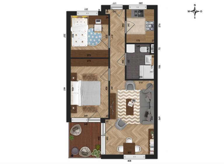 Wohnung zum Kauf 249.000 € 3 Zimmer 66 m²<br/>Wohnfläche Münsingen Münsingen 72525