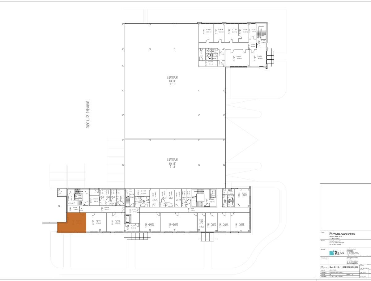 Bürofläche zur Miete 1.024 € 55,1 m²<br/>Bürofläche Wetzlarer Str. 28-58a Babelsberg - Süd Potsdam 14482