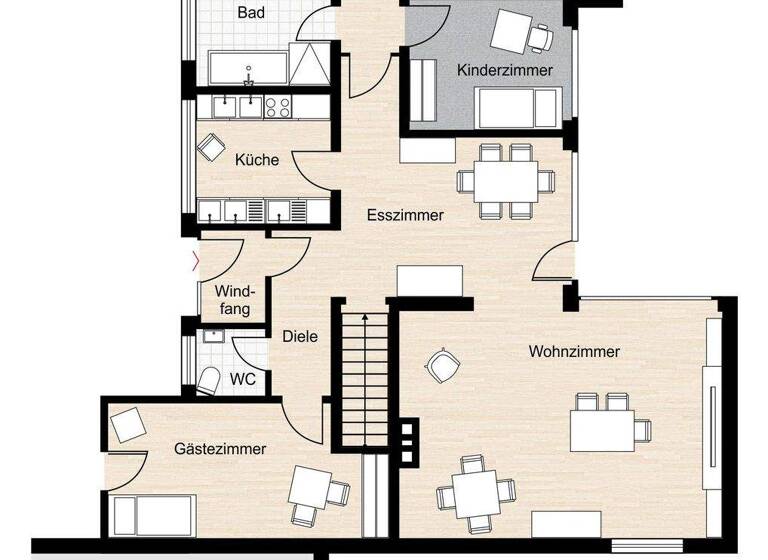 Bungalow zum Kauf 349.000 € 5 Zimmer 170 m² 733 m² Grundstück Dunum 26427