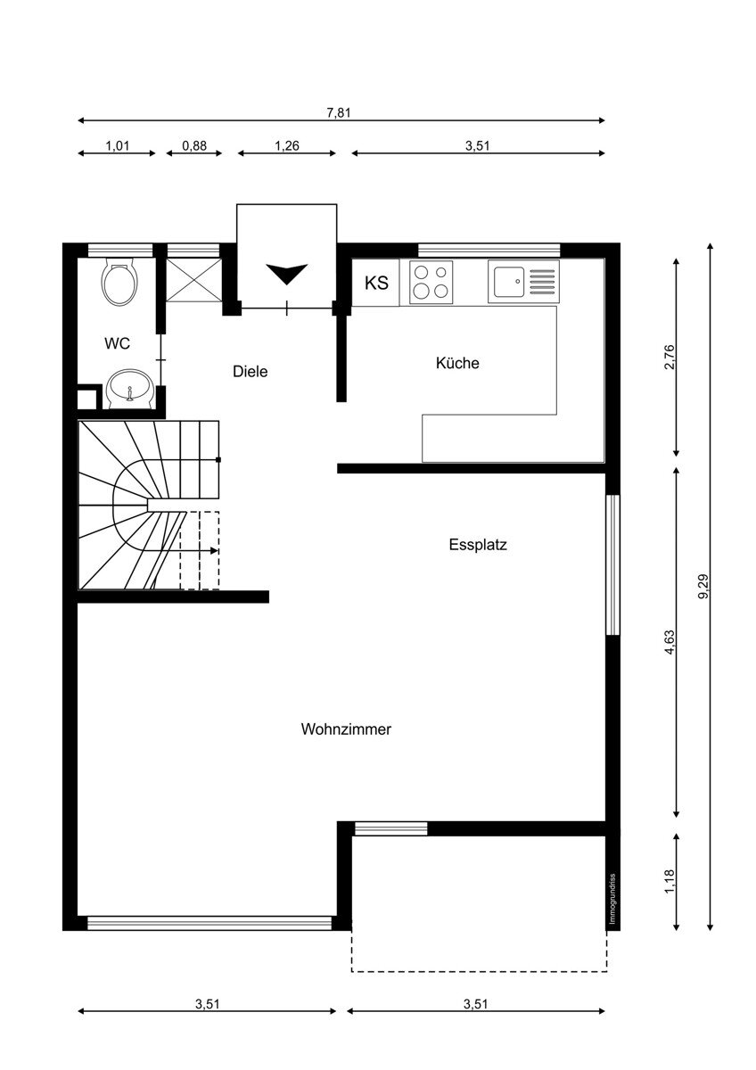 Doppelhaushälfte zum Kauf 629.000 € 5 Zimmer 137 m²<br/>Wohnfläche 280 m²<br/>Grundstück Kollmarsreute Emmendingen / Kollmarsreute 79312