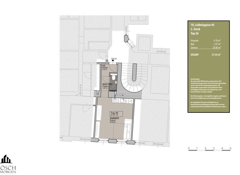 Studio zum Kauf 215.000 € 1 Zimmer 40,4 m² 3. Geschoss Wien 1100