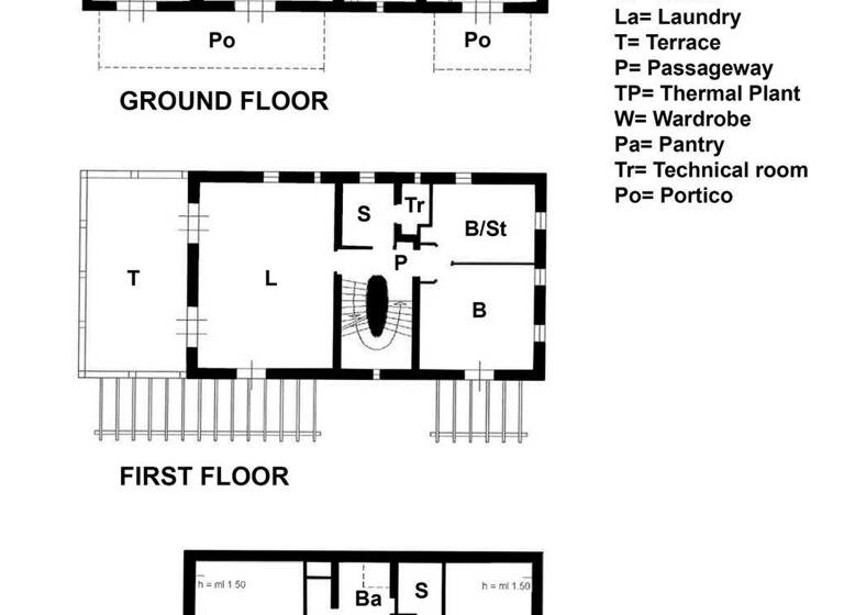 Bauernhaus zum Kauf 550.000 € 14 Zimmer 480 m² 2.400 m² Grundstück Meerblick Lapedona 63823