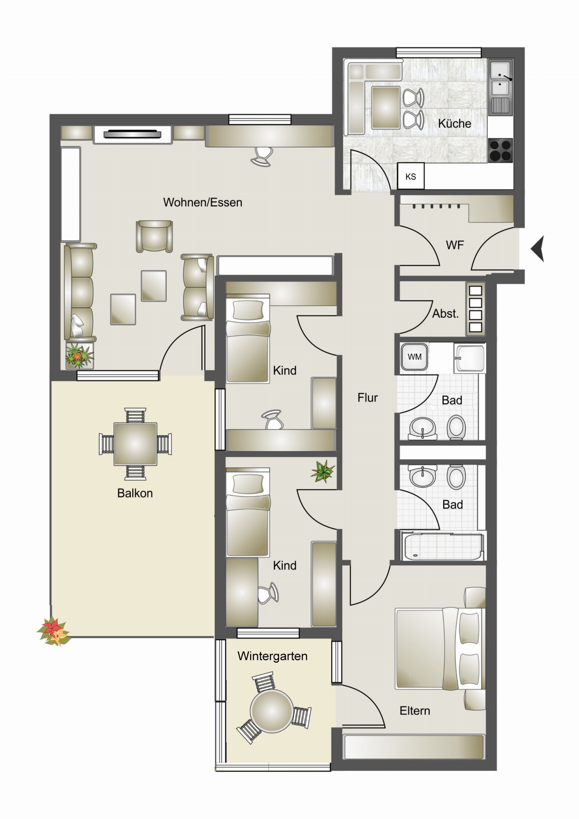 Wohnung zum Kauf 375.500 € 4,5 Zimmer 110 m²<br/>Wohnfläche 1.<br/>Geschoss Plochingen 73207