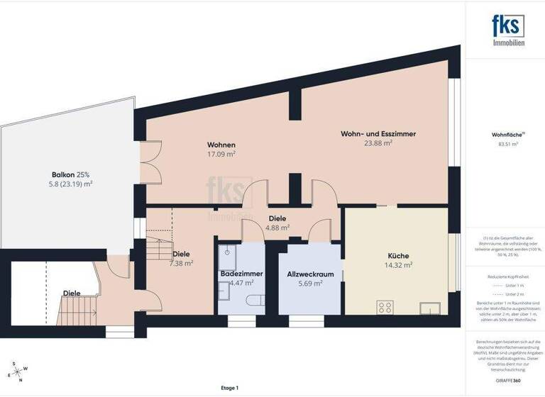 Wohnung zum Kauf 119.000 € 3 Zimmer 83 m² Uchtelfangen Illingen / Uchtelfangen 66557