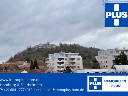 Wohnung zur Miete 590 € 2 Zimmer 45 m² 3. Geschoss frei ab sofort Homburg 66424