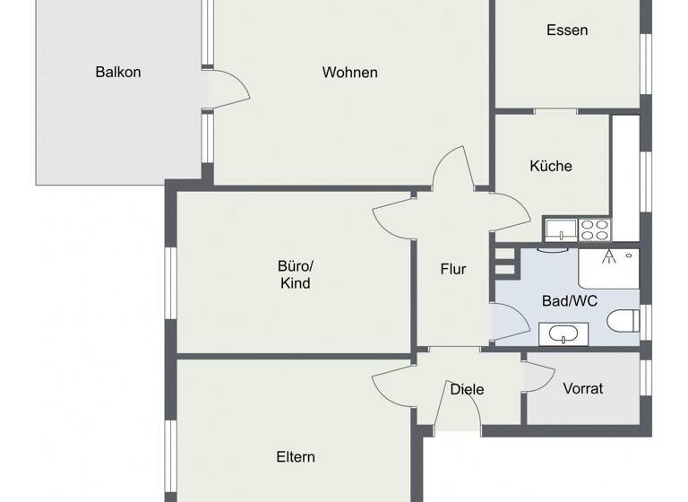 Wohnung zur Miete 840 € 4 Zimmer 95 m² 1. Geschoss frei ab sofort Sulzbach-Rosenberg 92237