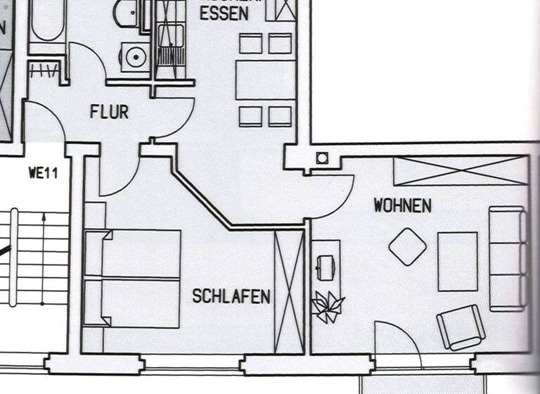 Studio zur Miete 380 € 2 Zimmer 59,7 m² 1. Geschoss Sachsenring 23 Gablenz Chemnitz 09127