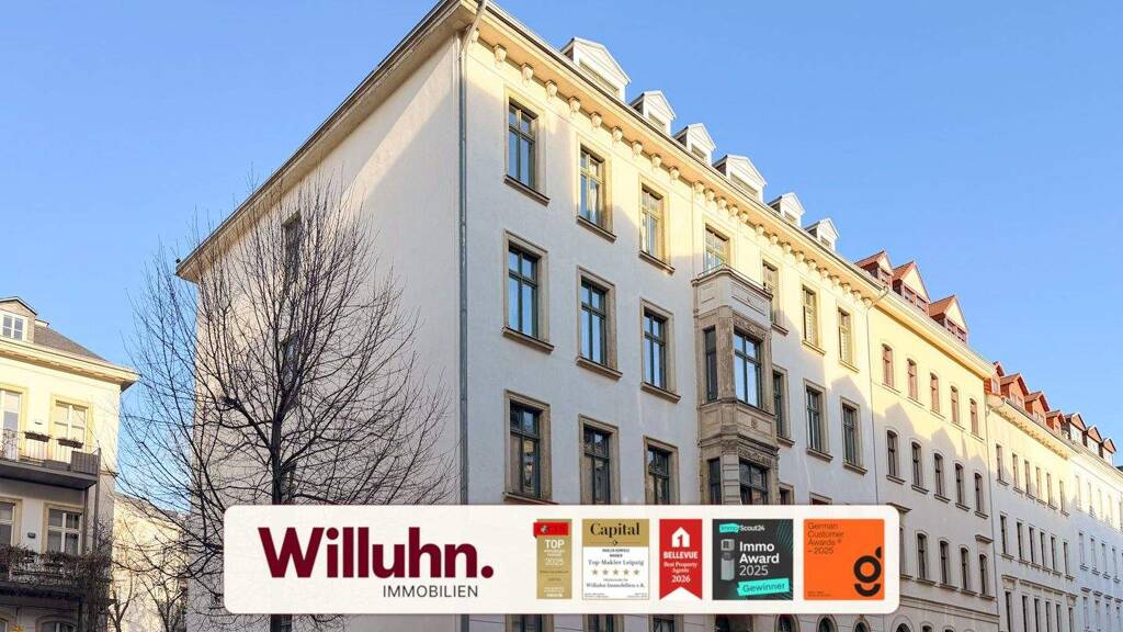 Wohnung zum Kauf 239.000 € 2 Zimmer 59,6 m² 2. Geschoss Zentrum-West Leipzig 04109