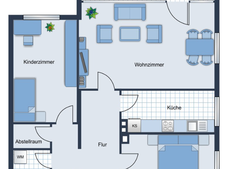 Wohnung zum Kauf provisionsfrei 134.000 € 4,5 Zimmer 85,7 m² 1. Geschoss Hasselbusch 20 Flintbek 24220