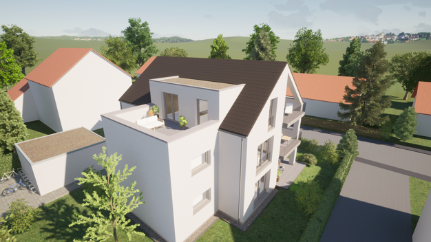 Penthouse zum Kauf provisionsfrei 748.200 € 3,5 Zimmer 99,8 m² Dachgeschoss, 2. Geschoss Schubertring 32 Herzogenaurach Herzogenaurach 91074
