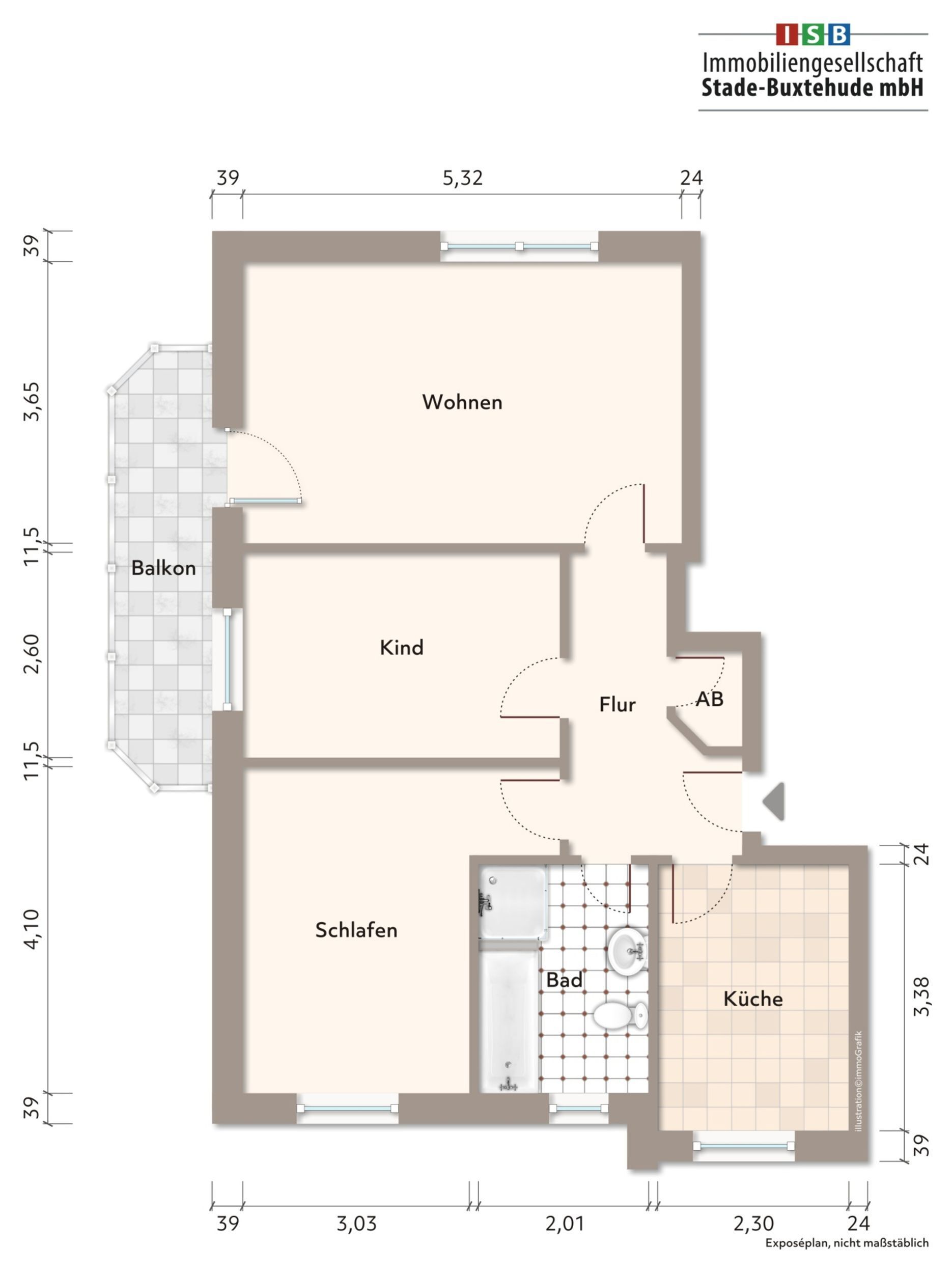 Wohnung zur Miete 778 € 3 Zimmer 64,8 m²<br/>Wohnfläche 1.<br/>Geschoss 01.04.2025<br/>Verfügbarkeit Westfeld 4 Jork Jork 21635