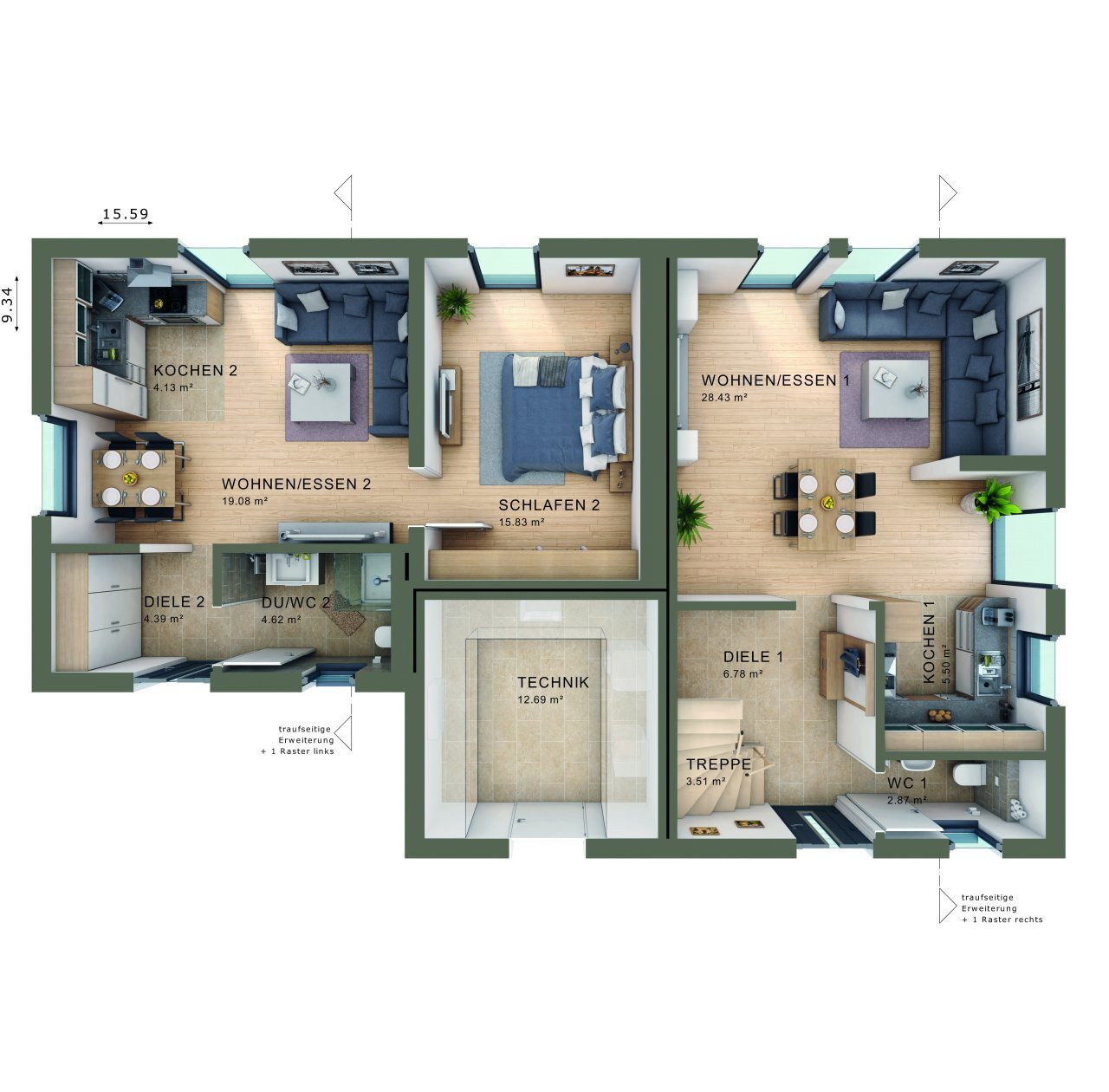 Haus zum Kauf provisionsfrei 596.717 € 6 Zimmer 183 m²<br/>Wohnfläche 950 m²<br/>Grundstück Rostig Großenhain 01558