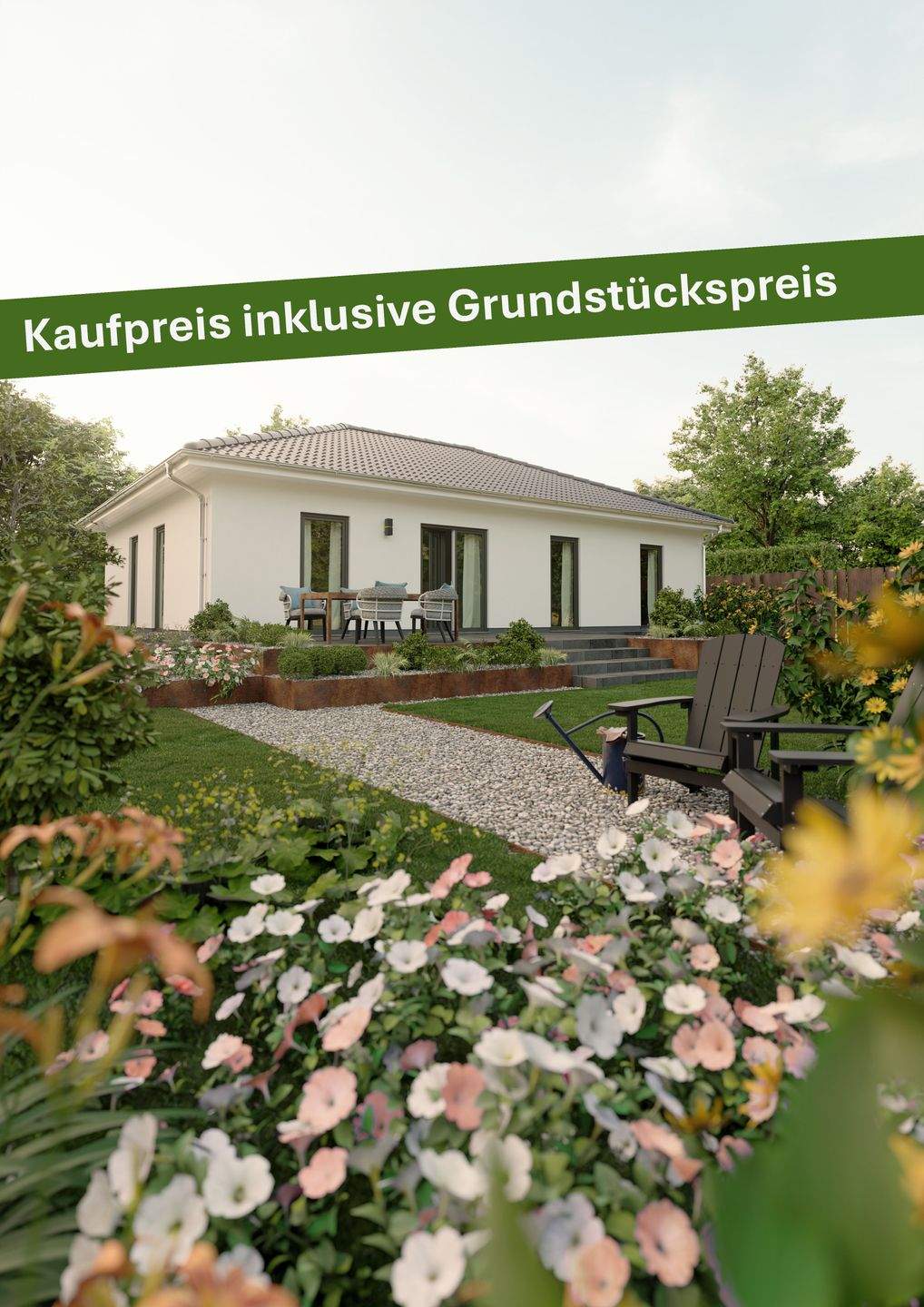 Immobilie in Börßum - Mit Grundstück: Der Bungalow mit dem charmanten Walmdach in Achim - Bild 0