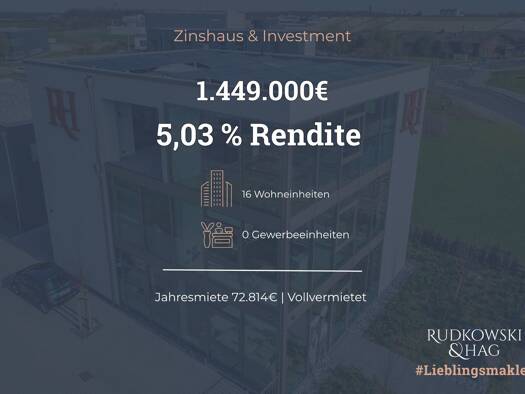 Mehrfamilienhaus zum Kauf als Kapitalanlage geeignet 1.449.000 € 710 m² Hofstede Bochum 44809