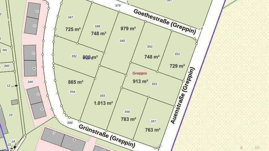 Grundstück zum Kauf 68.875 € 725 m² Grundstück Greppin Bitterfeld-Wolfen 06803