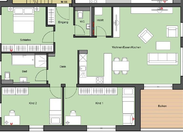 Wohnung zur Miete 1.765 € 4 Zimmer 117,2 m² 3. Geschoss Eutighofer Straße 25 Schwäbisch Gmünd 73525