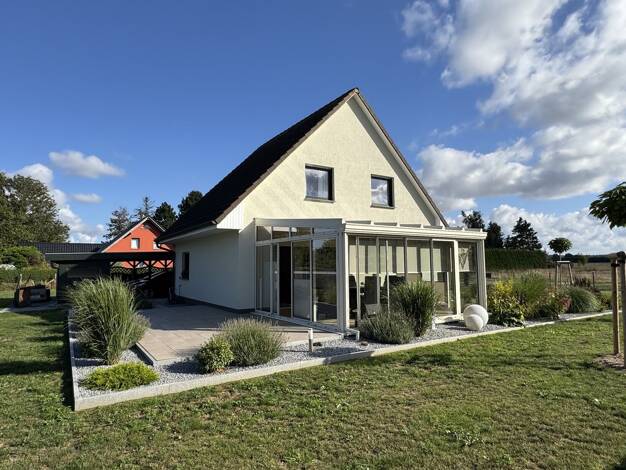 Einfamilienhaus zum Kauf 419.000 € 4 Zimmer 119,9 m² 1.526 m² Grundstück Feldsiedlung Hinrichshagen 17498