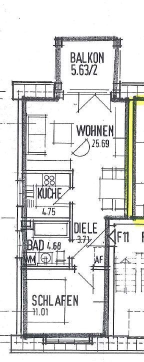 Wohnung zur Miete 500 € 2 Zimmer 51,9 m²<br/>Wohnfläche 3.<br/>Geschoss ab sofort<br/>Verfügbarkeit Hauptstraße 8C Schopfheim Schopfheim 79650