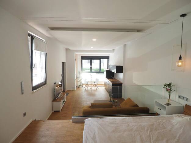 Loft zur Miete 1.100 € 2 Zimmer 43 m² EG Heilbronn Heilbronn 74074