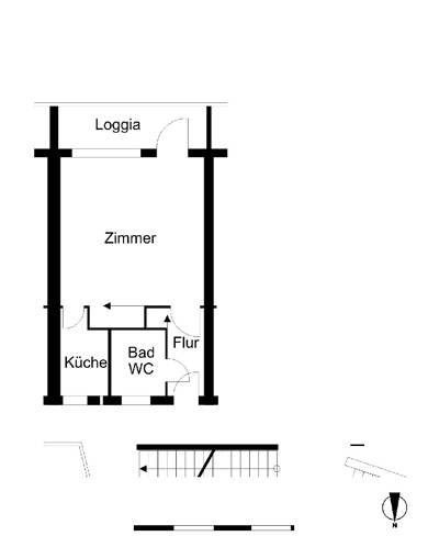 Wohnung zur Miete 276 € 1 Zimmer 32 m² EG frei ab 01.10.2025 Krummenacker 2 Dreibergen Bremerhaven 27572
