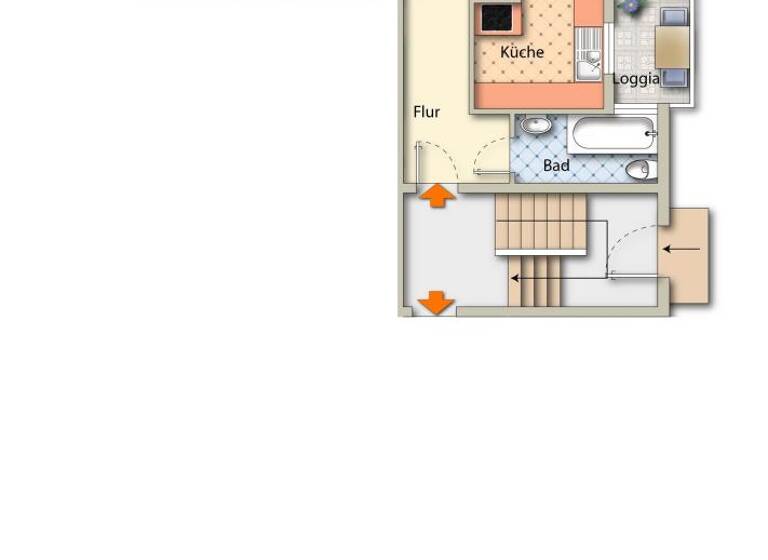 Wohnung zum Kauf 80.000 € 2 Zimmer 50,6 m² Klosterhardt-Nord Oberhausen 46119
