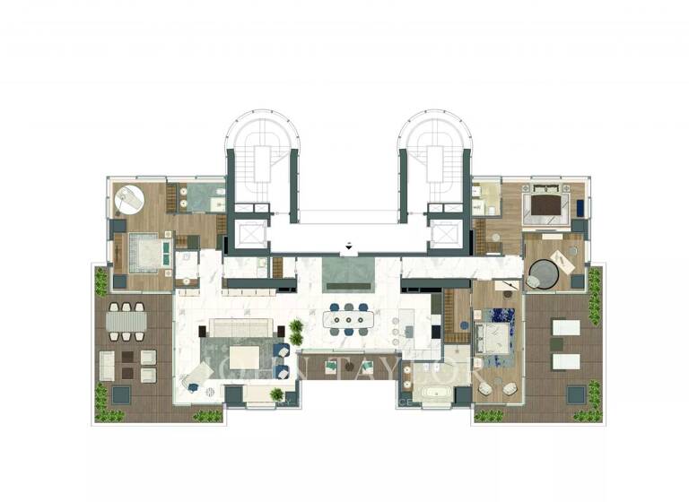 Studio zum Kauf provisionsfrei 5.375.000 € 4 Zimmer 254 m² 1. Geschoss Agios Tychonas 4532