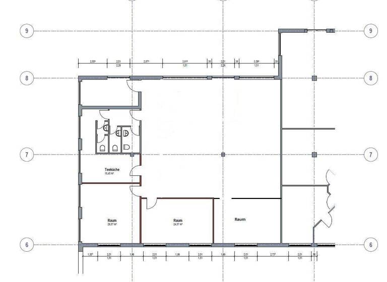 Bürofläche zur Miete Weststraße 3 Versorgungsgebiet Halle 06126