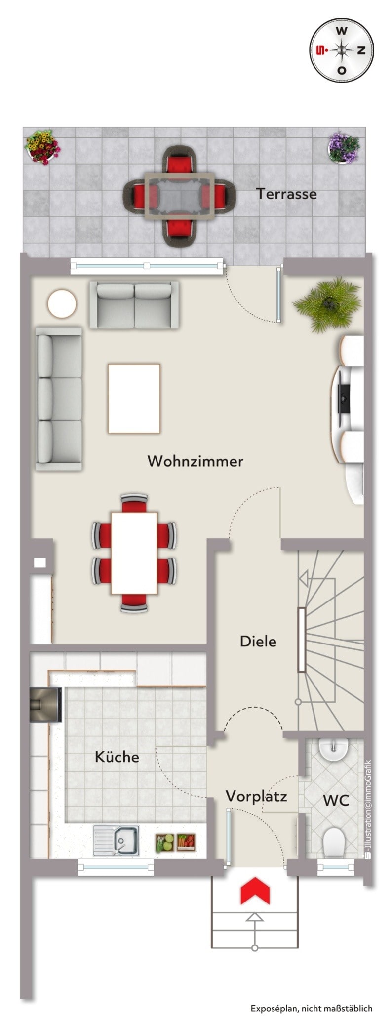 Reihenmittelhaus zum Kauf 399.000 € 4,5 Zimmer 140 m²<br/>Wohnfläche 173 m²<br/>Grundstück ab sofort<br/>Verfügbarkeit Wolkersdorf Schwabach 91126