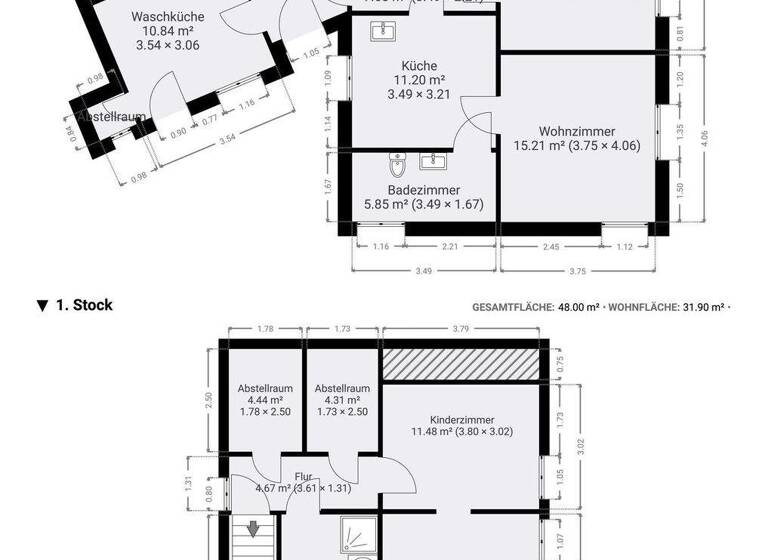 Doppelhaushälfte zum Kauf provisionsfrei 91.990 € 4 Zimmer 104,8 m² 529 m² Grundstück Finsterwalde 03238