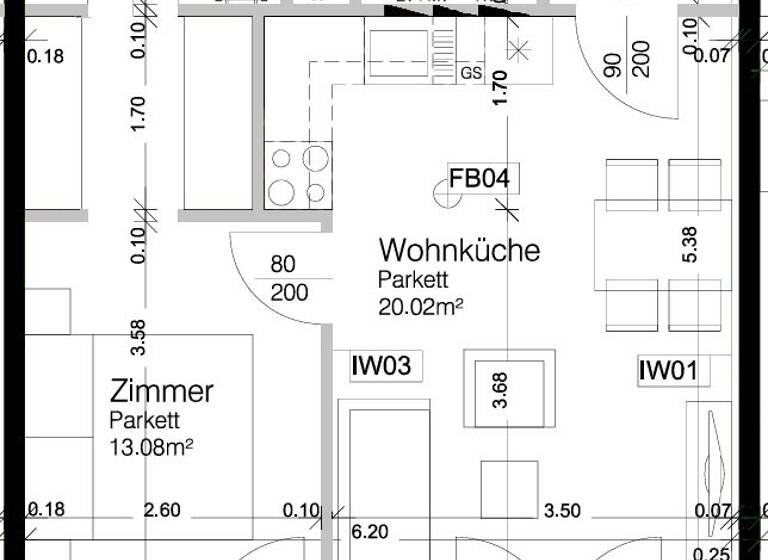Wohnung zur Miete 812 € 2 Zimmer 45,2 m² 5. Geschoss frei ab 01.07.2026 Dittmanngasse 4 Wien 1110